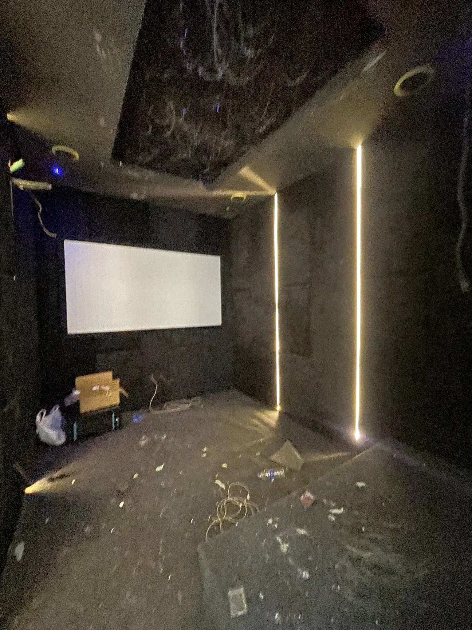 Cinema room inside the Ikate Lekki duplex