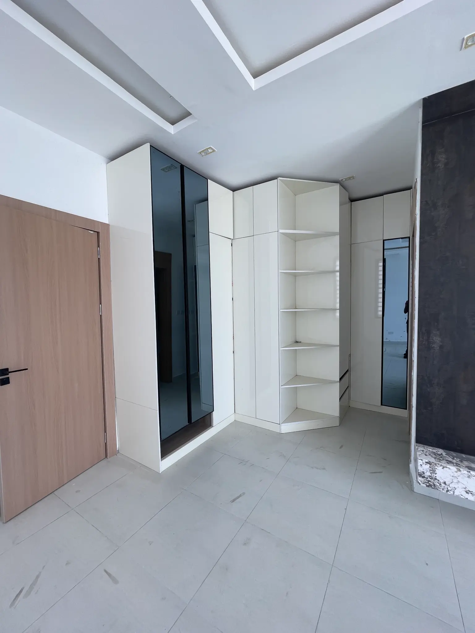 Wardrobe area inside the Orchid Lekki duplex