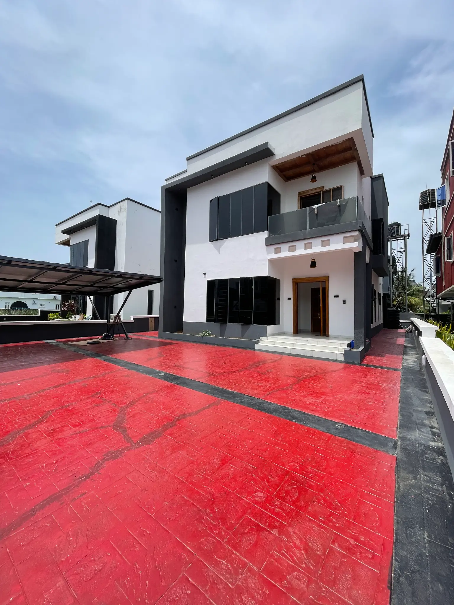 4 bedroom fully detached duplex exterior in Lekki County Home Ikota