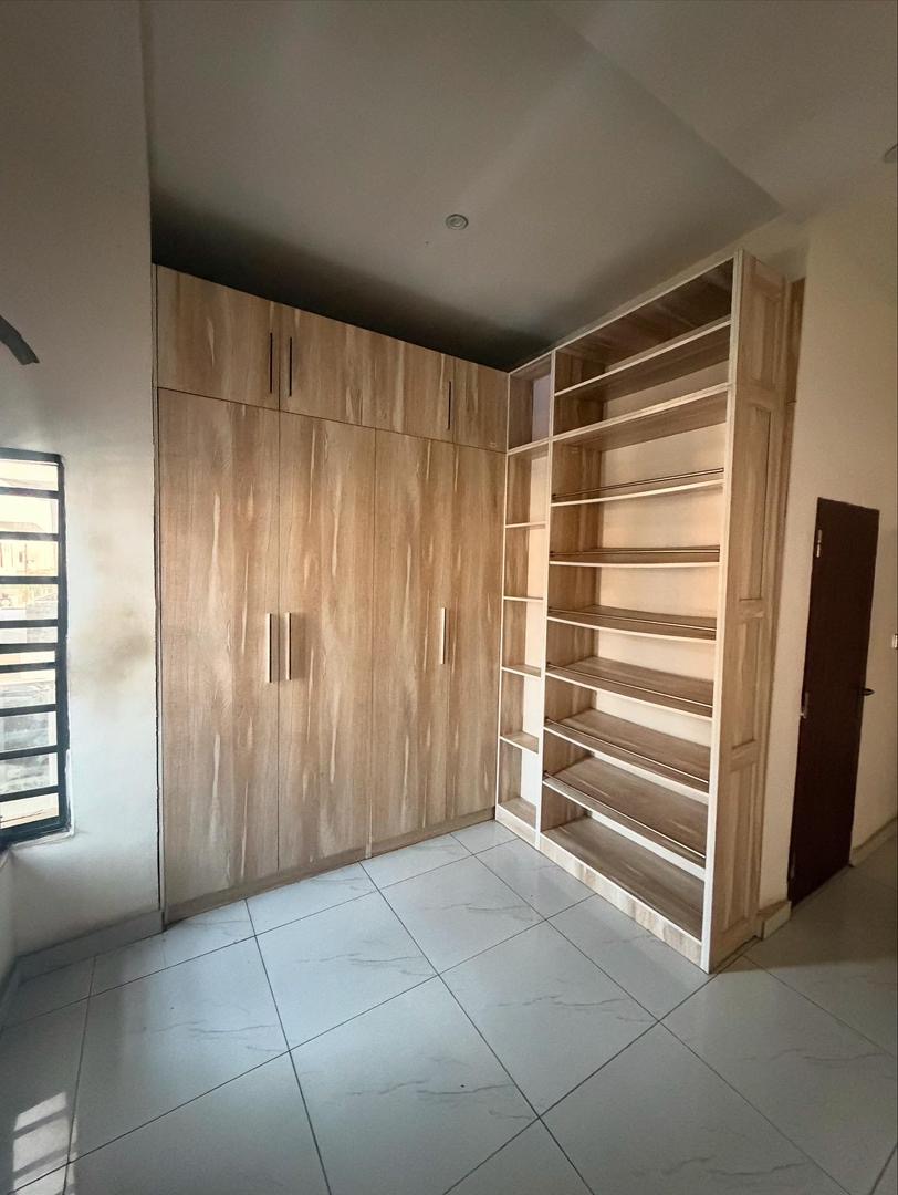 Wardrobe storage detail inside the Chevron Lekki rental duplex
