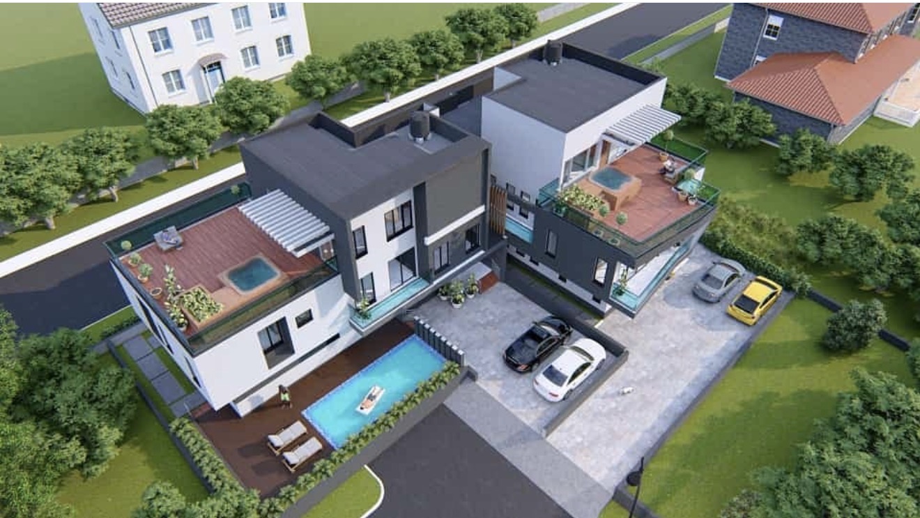 VGC Poolside Residence | Aerial composition